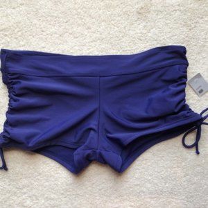 NWT - Mossimo Women's Swim Shorts blue Large